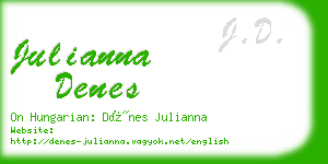 julianna denes business card